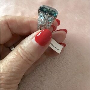 Chic Blue Gemstone Ring